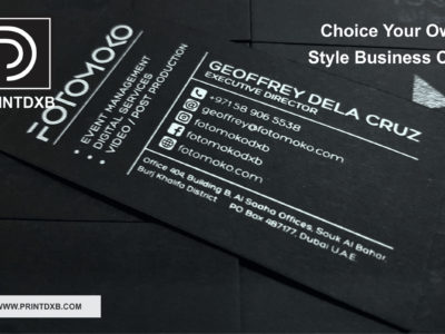 black business card printing printdxb.com picture
