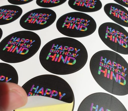 Rounded Sticker Printing Dubai